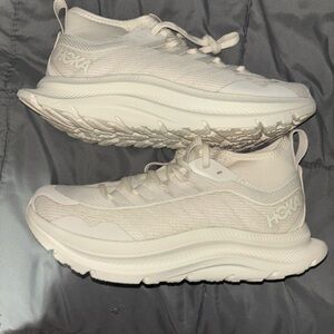Hoka One One Kawana Mid White sneakers Hikers WMNS 8 EUC w Box